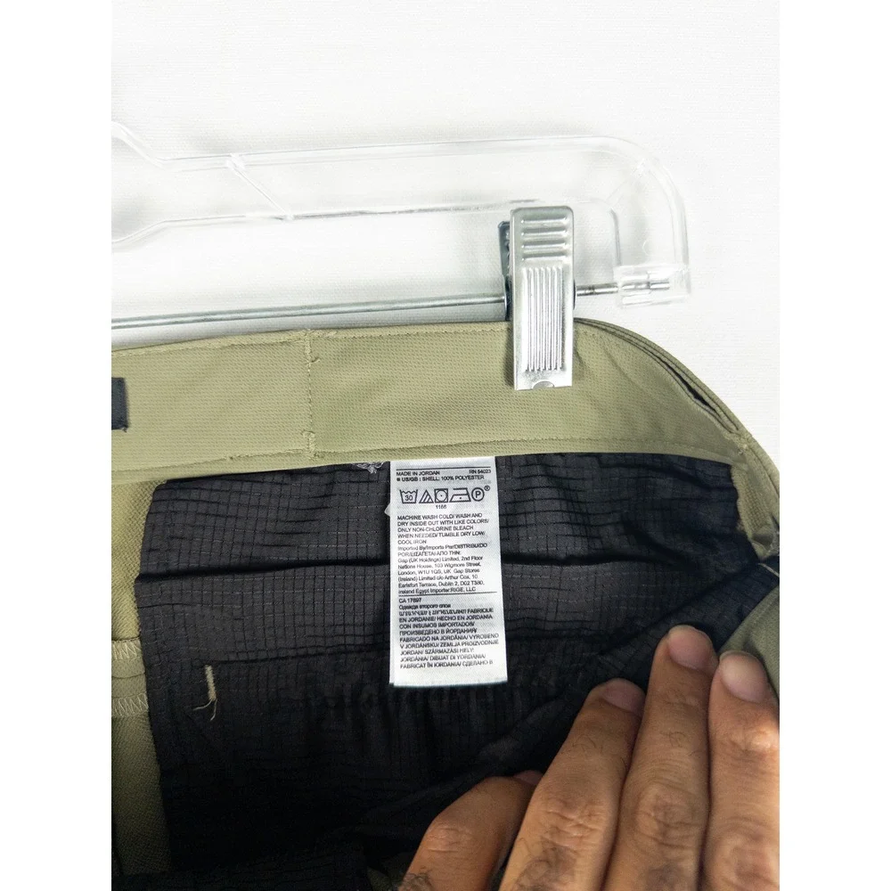 Banana Republic Slim Fit Chino Pants Mens 34x32 Olive Green Stretch Minimalist